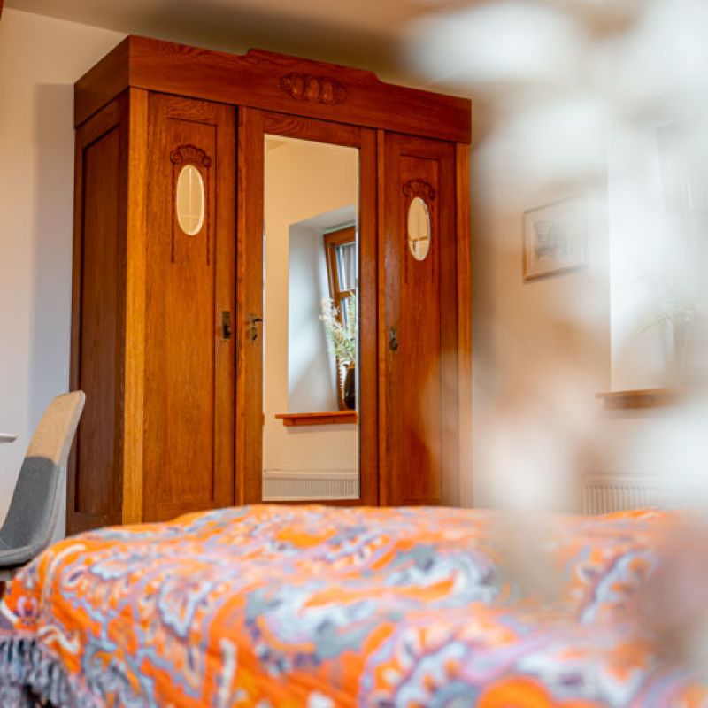 Innenaufnahme Ferienwohnung Lassen Ferienhof in Brodersby Schleswig-Holstein an der Schlei nahe der Ostsee.