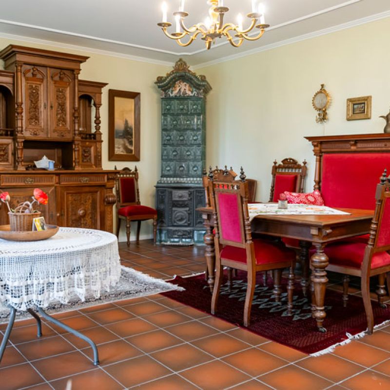 Innenaufnahme Ferienwohnung Lassen Ferienhof in Brodersby Schleswig-Holstein an der Schlei nahe der Ostsee.