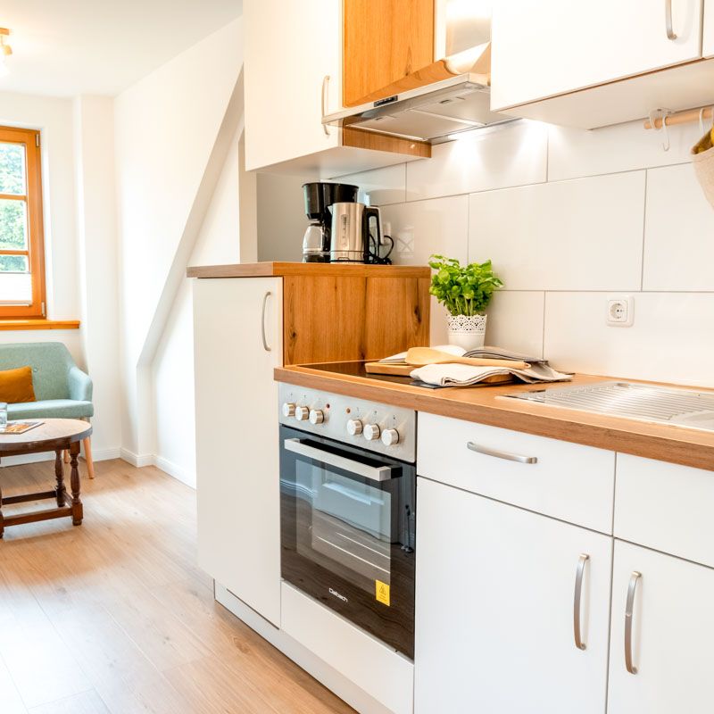 Innenaufnahme Ferienwohnung Lassen Ferienhof in Brodersby Schleswig-Holstein an der Schlei nahe der Ostsee.