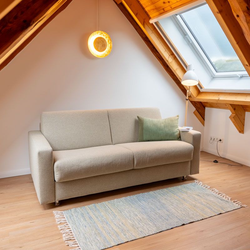 Innenaufnahme Ferienwohnung Lassen Ferienhof in Brodersby Schleswig-Holstein an der Schlei nahe der Ostsee.