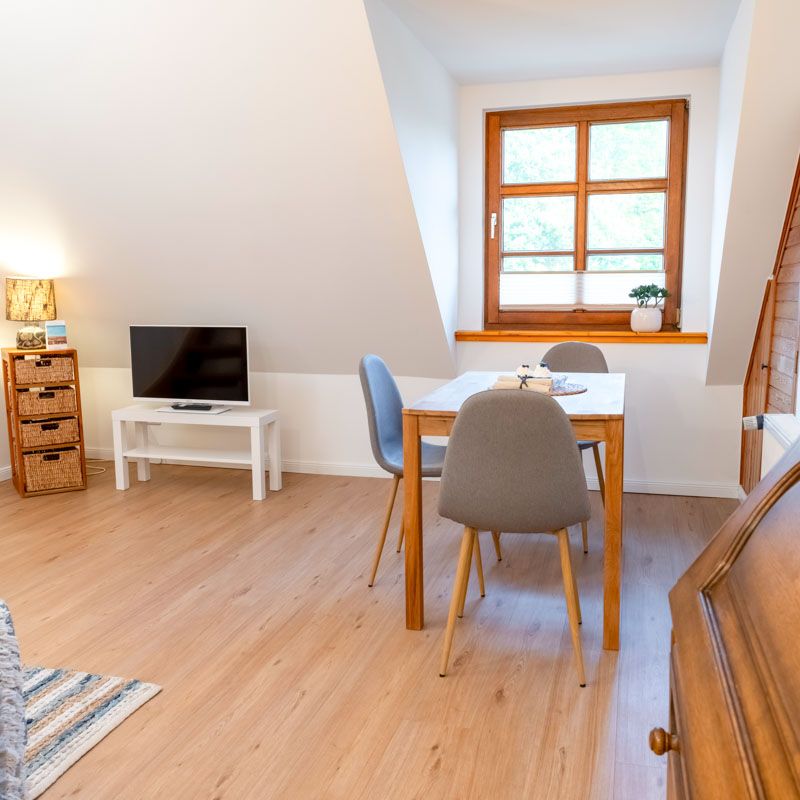 Innenaufnahme Ferienwohnung Lassen Ferienhof in Brodersby Schleswig-Holstein an der Schlei nahe der Ostsee.